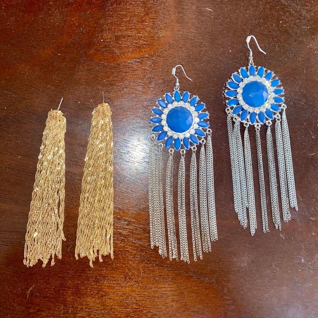 Long Dangle Earring - Double Pack